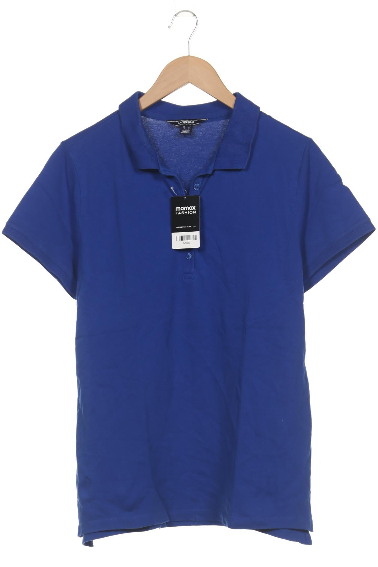 

Lands End Damen Poloshirt, blau, Gr. 42
