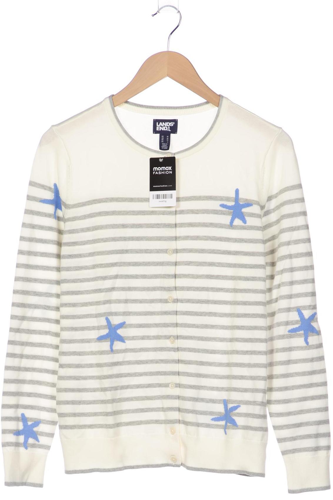 

Lands´End Damen Strickjacke, weiß