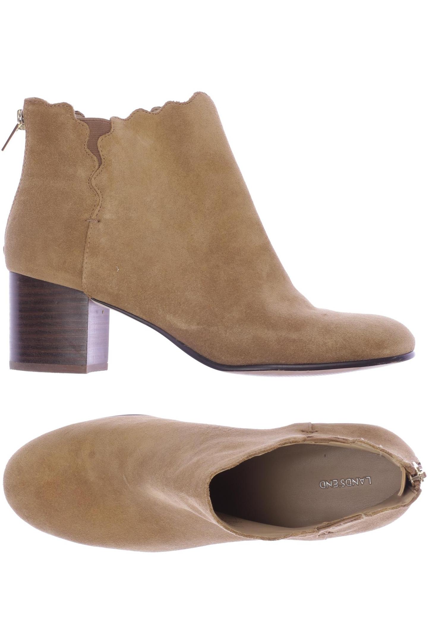 

Lands End Damen Stiefelette, beige, Gr. 39