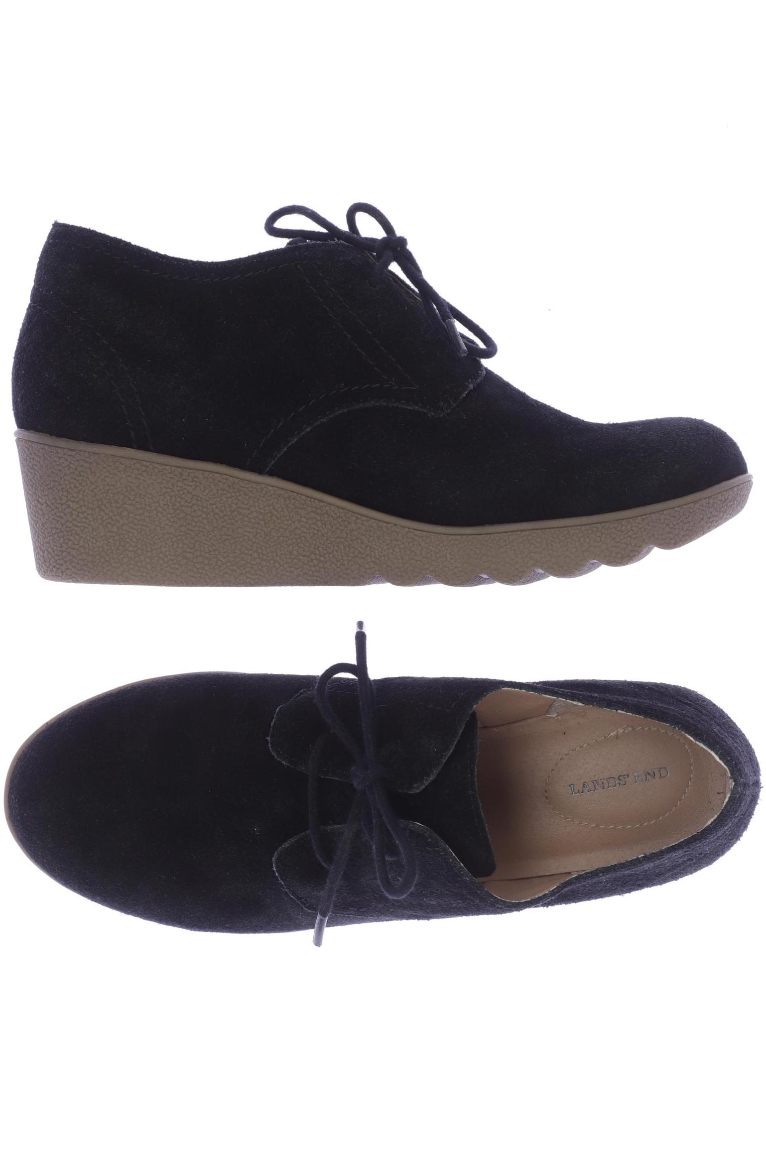 

Lands End Damen Halbschuh, schwarz, Gr. 37