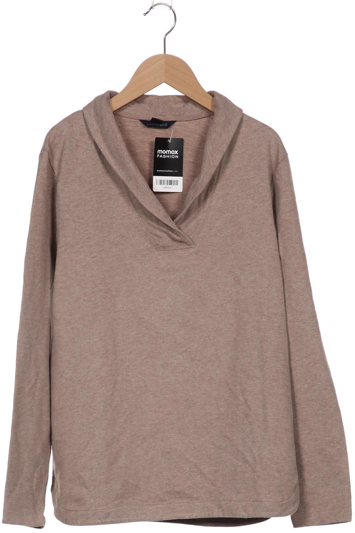 

Lands End Damen Sweatshirt, beige, Gr. 36