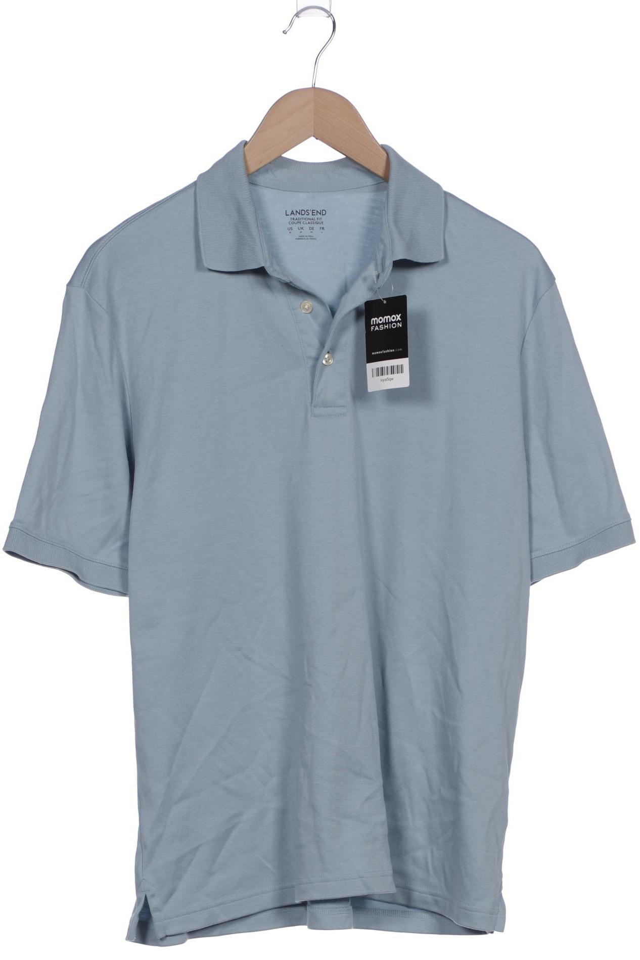 

Lands End Damen Poloshirt, blau, Gr. 38