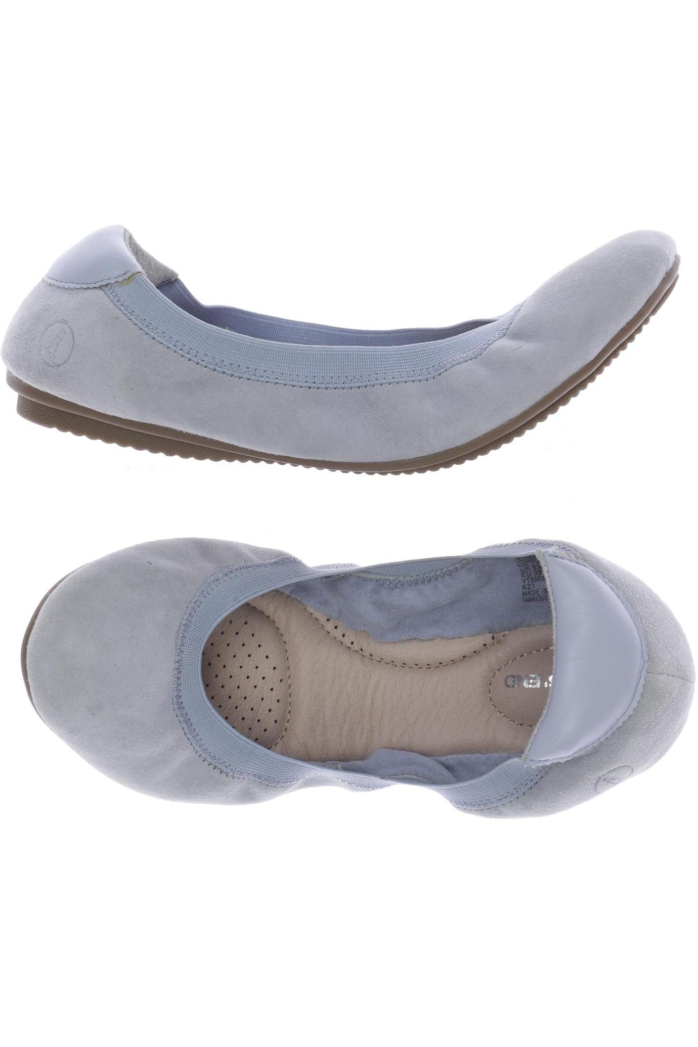 

Lands End Damen Ballerinas, hellblau, Gr. 38