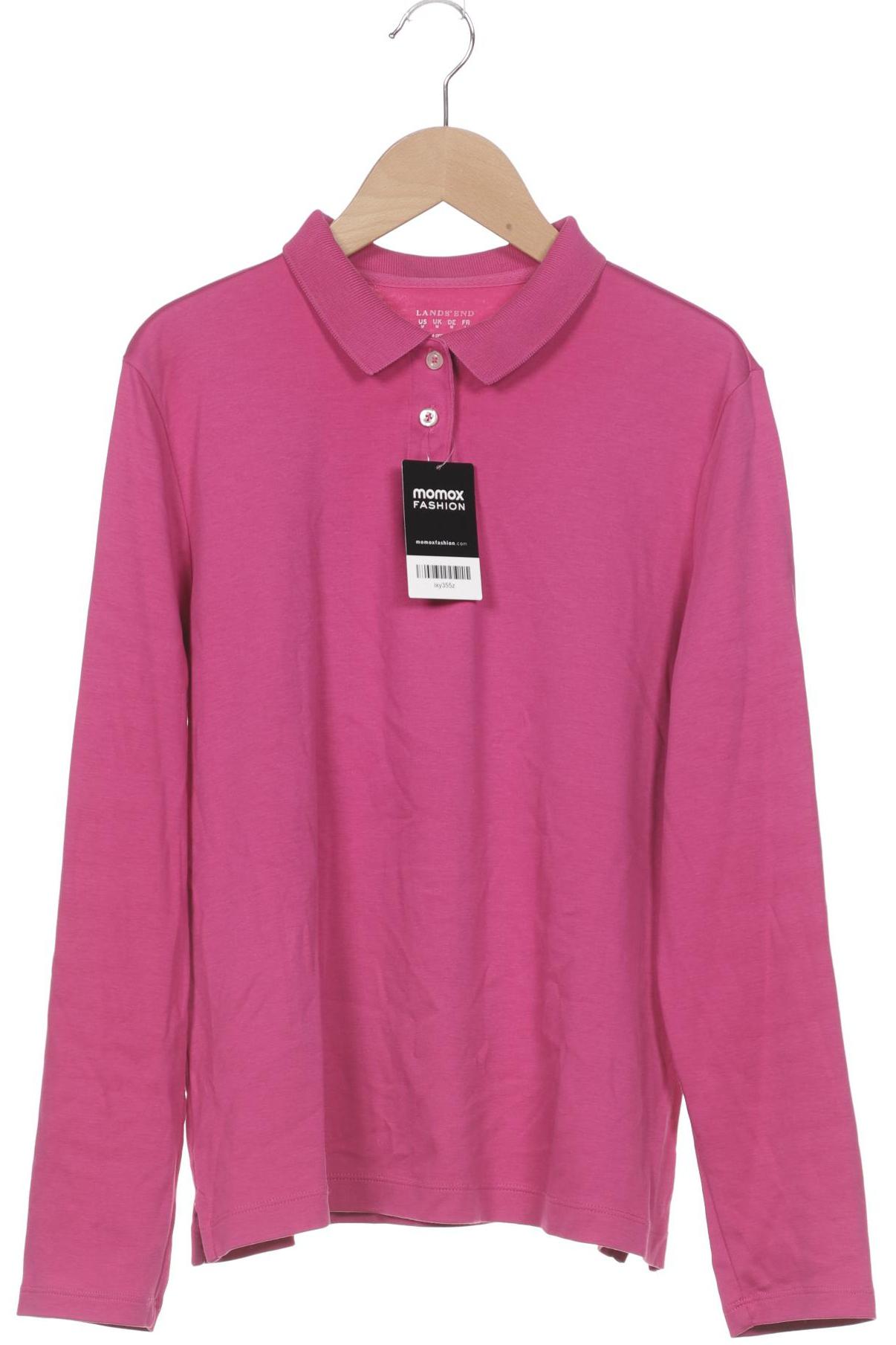 

Lands End Damen Langarmshirt, pink, Gr. 38