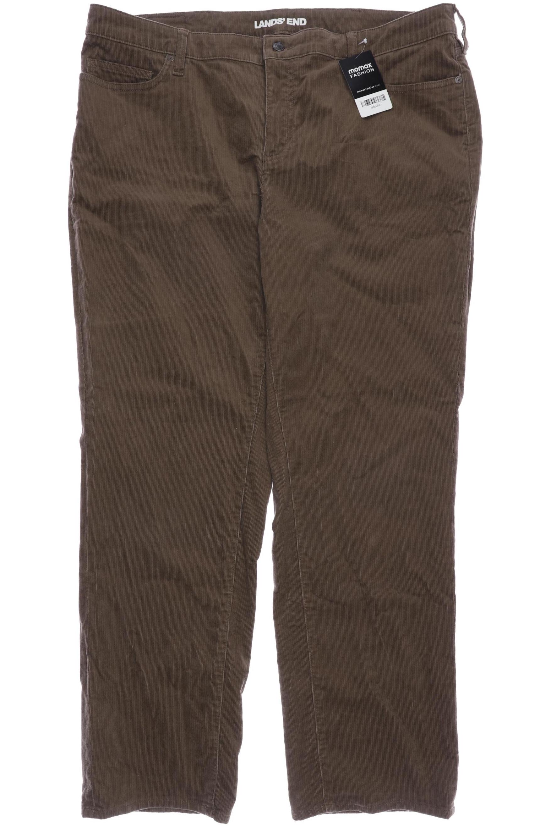 

Lands End Damen Stoffhose, braun, Gr. 50