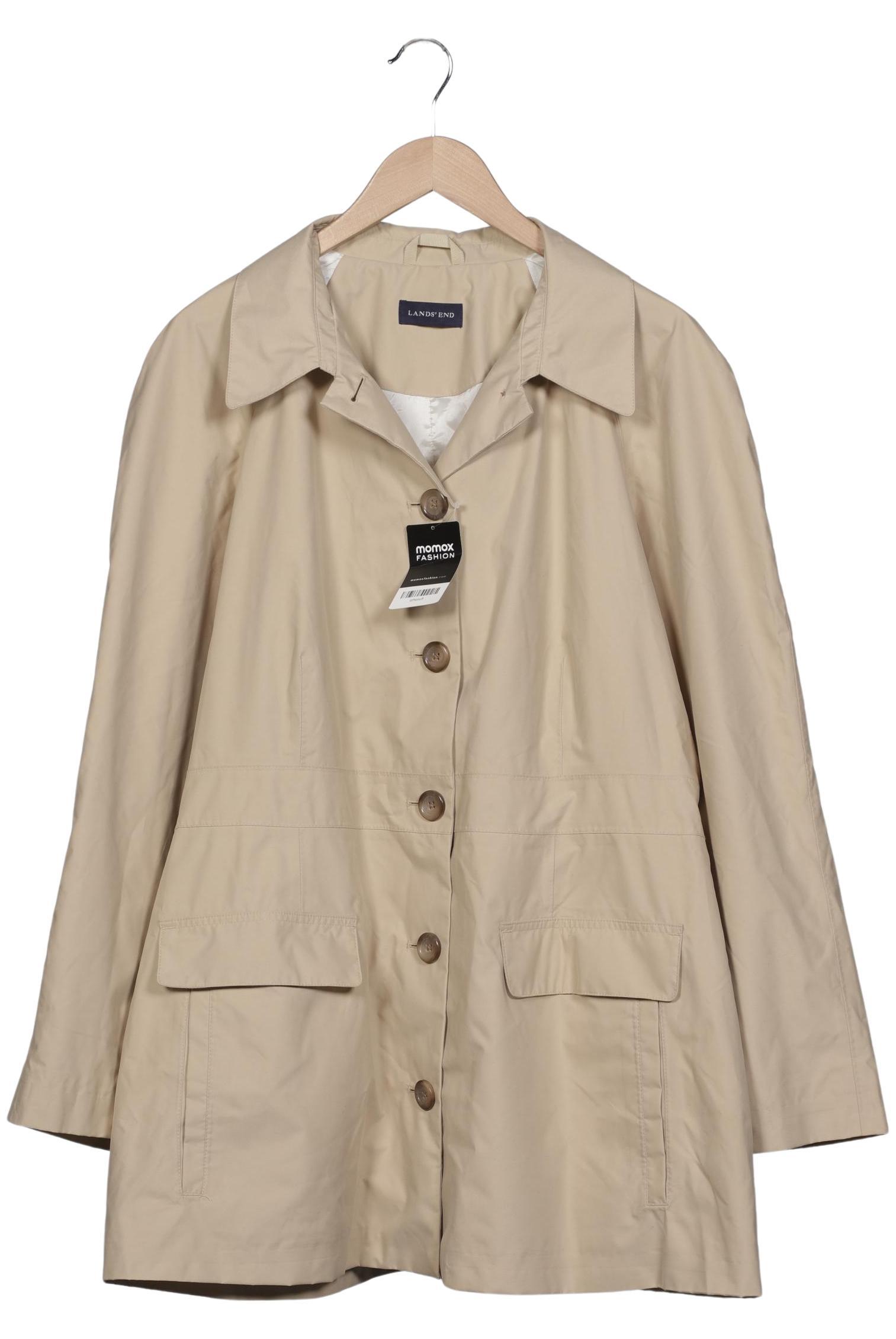 

Lands End Damen Mantel, beige, Gr. 48