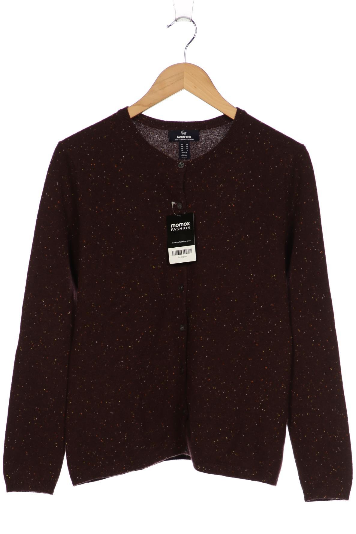 

Lands End Damen Strickjacke, braun, Gr. 38