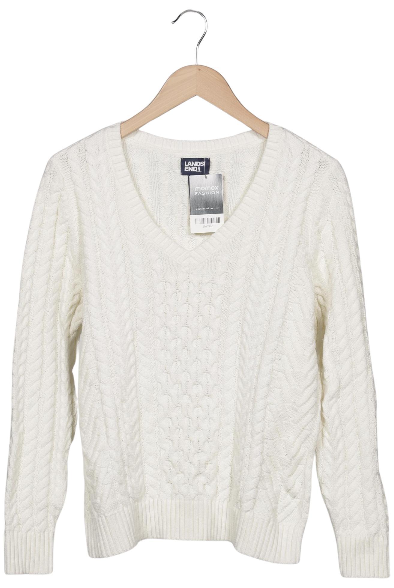 

Lands End Damen Pullover, cremeweiß, Gr. 36