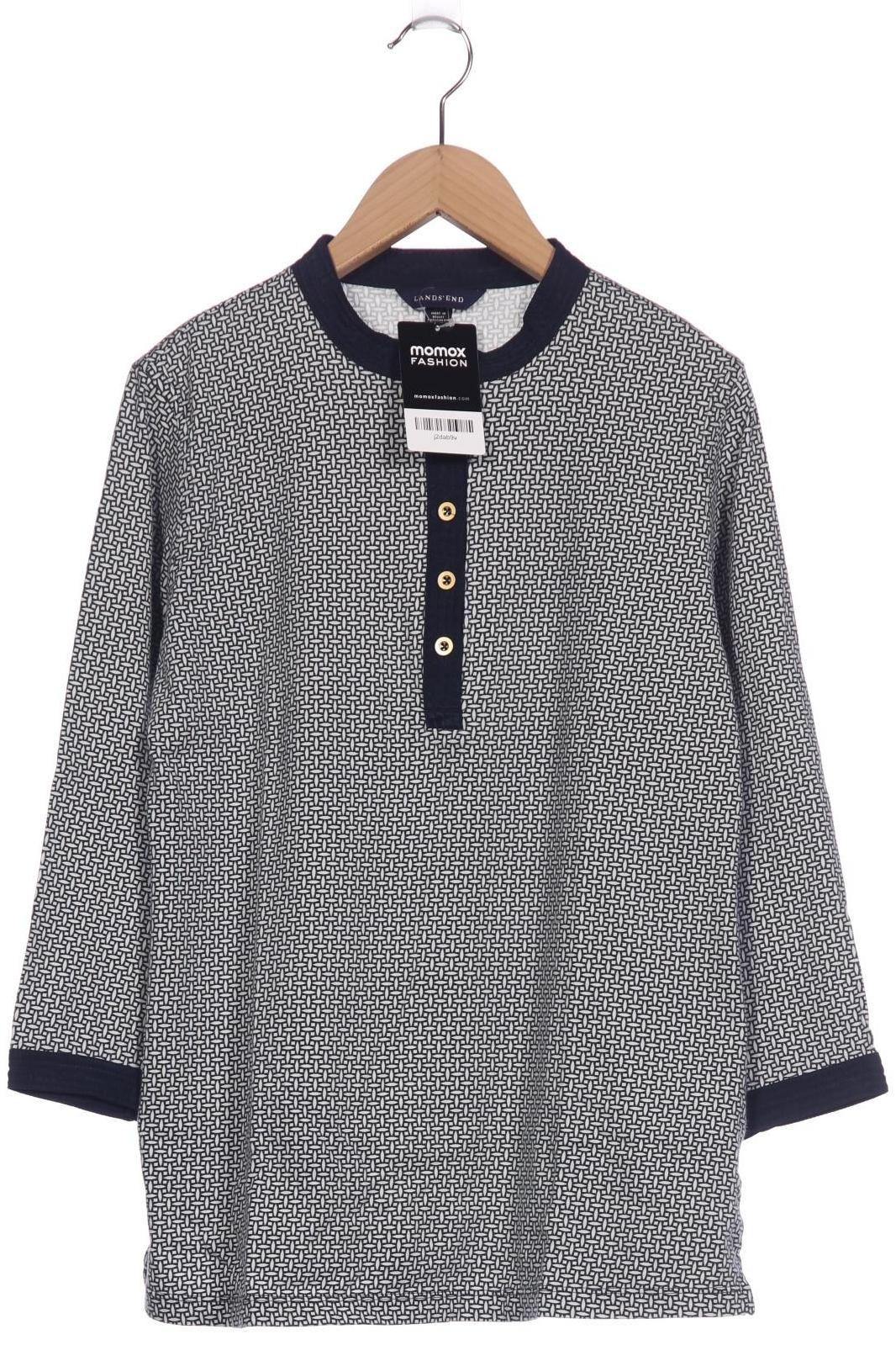 

Lands End Damen Langarmshirt, marineblau, Gr. 38