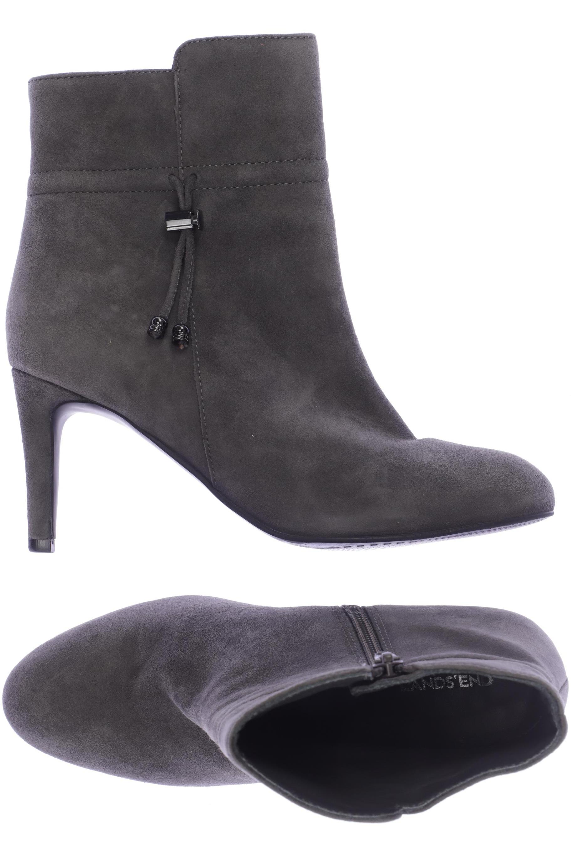 

Lands End Damen Stiefelette, grau, Gr. 38