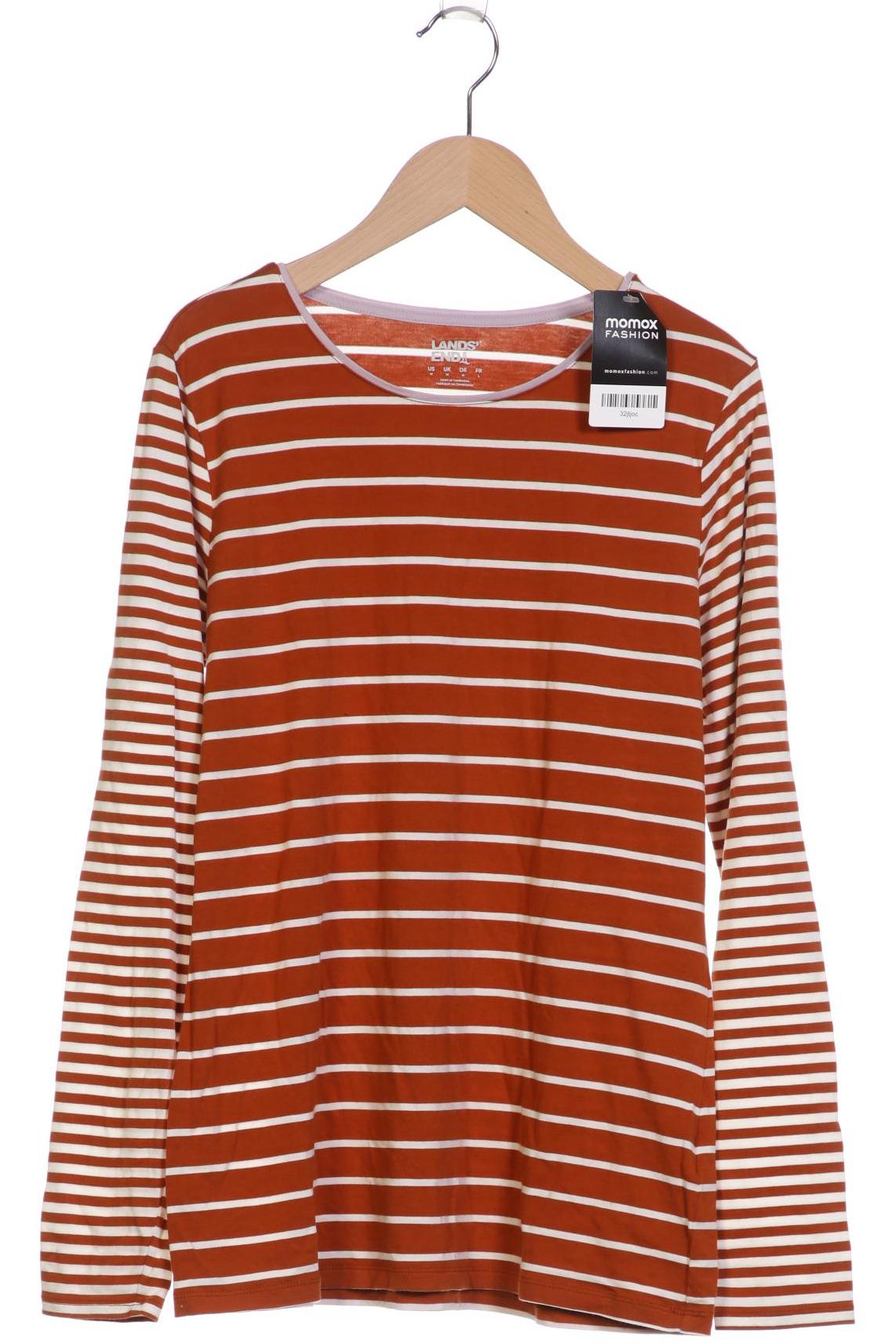 

Lands End Damen Langarmshirt, braun, Gr. 38