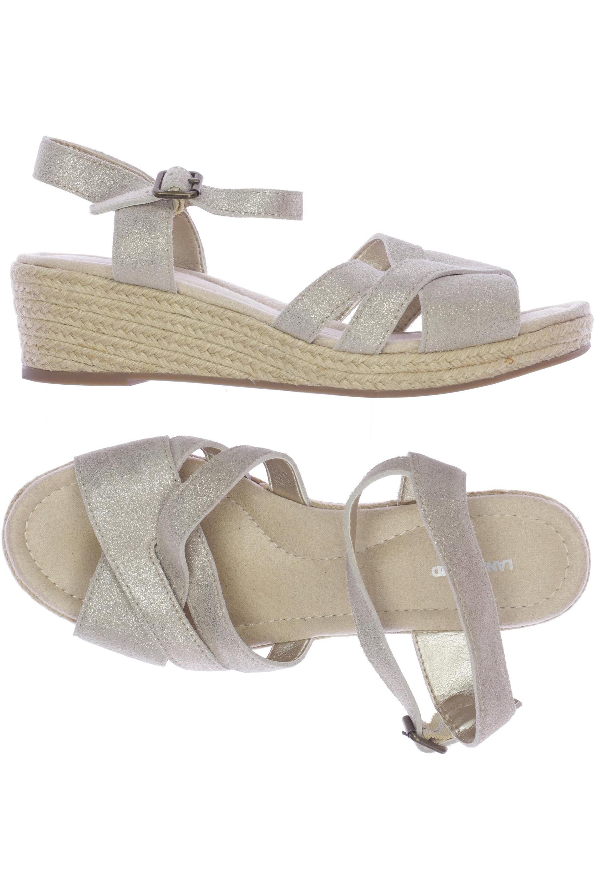 

Lands End Damen Sandale, beige, Gr. 39