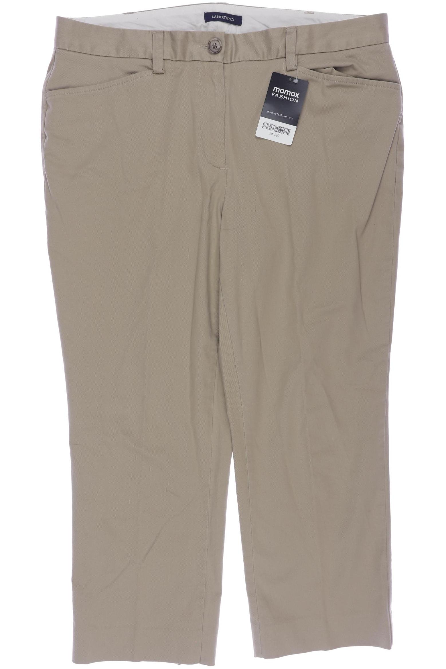 

Lands End Damen Stoffhose, beige, Gr. 42
