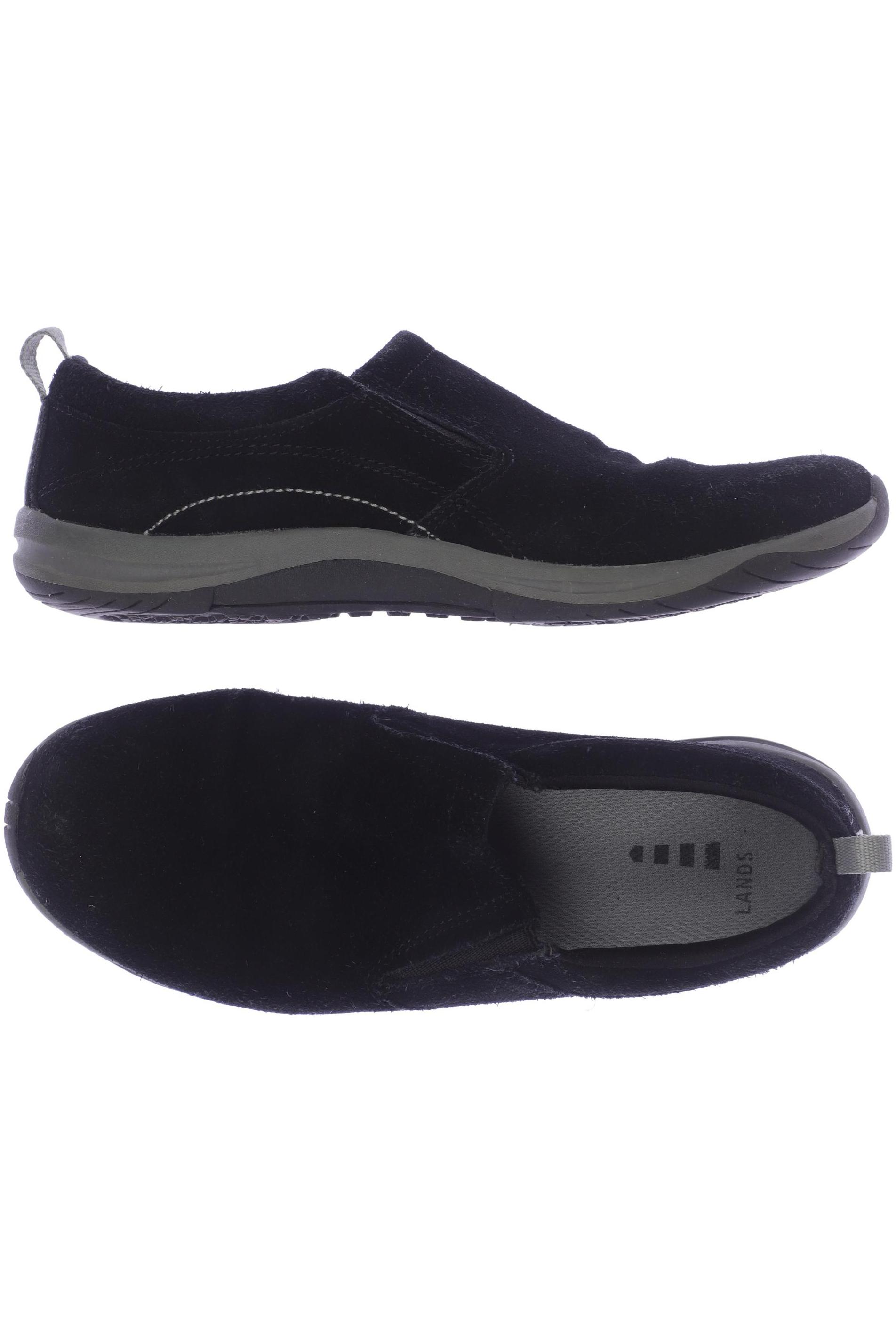 

Lands End Damen Halbschuh, schwarz, Gr. 38.5