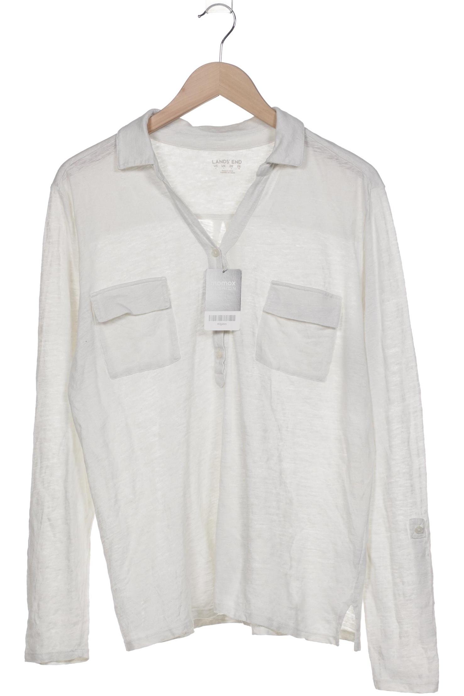 

Lands End Damen Poloshirt, weiß, Gr. 42