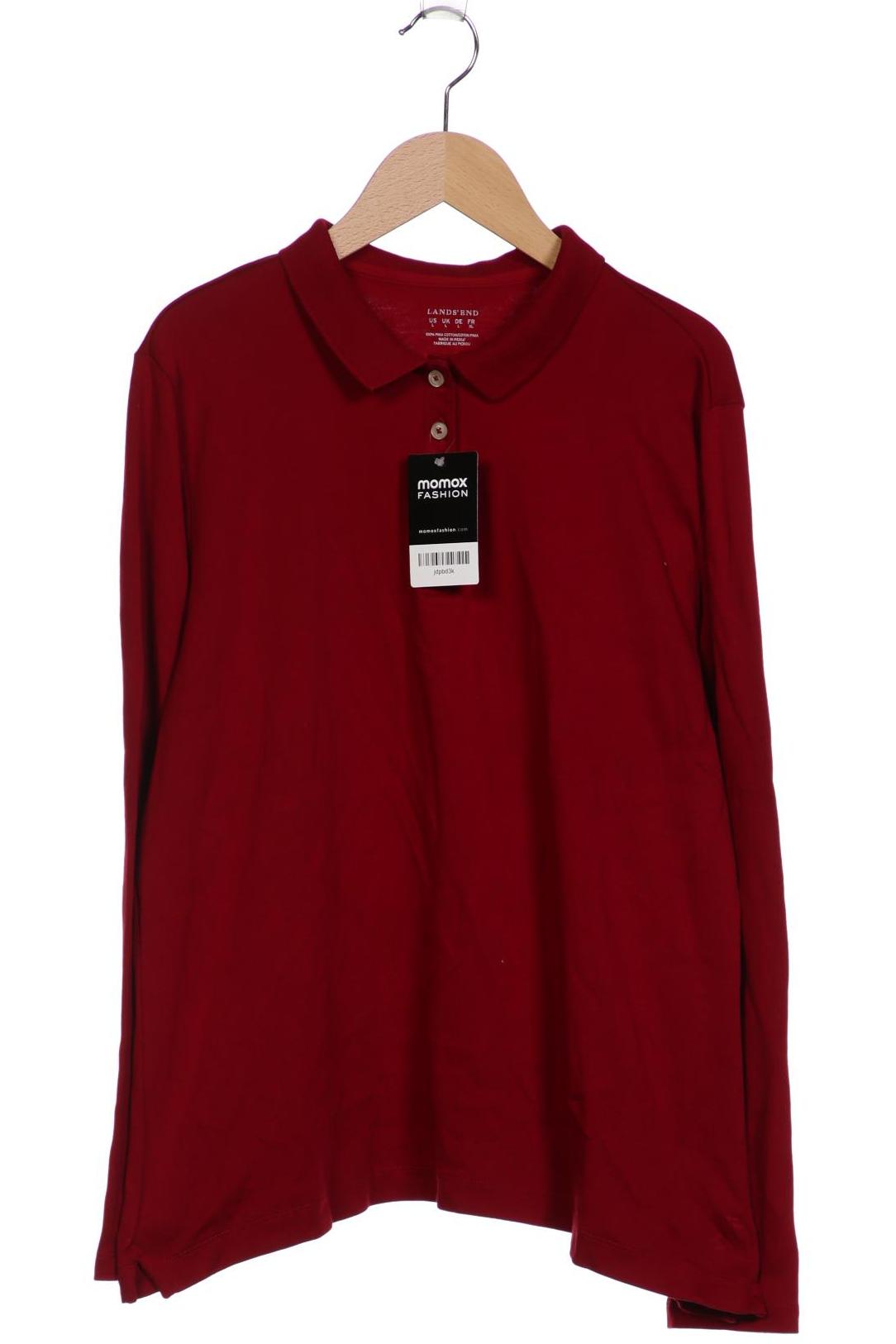 

Lands End Damen Poloshirt, bordeaux, Gr. 42