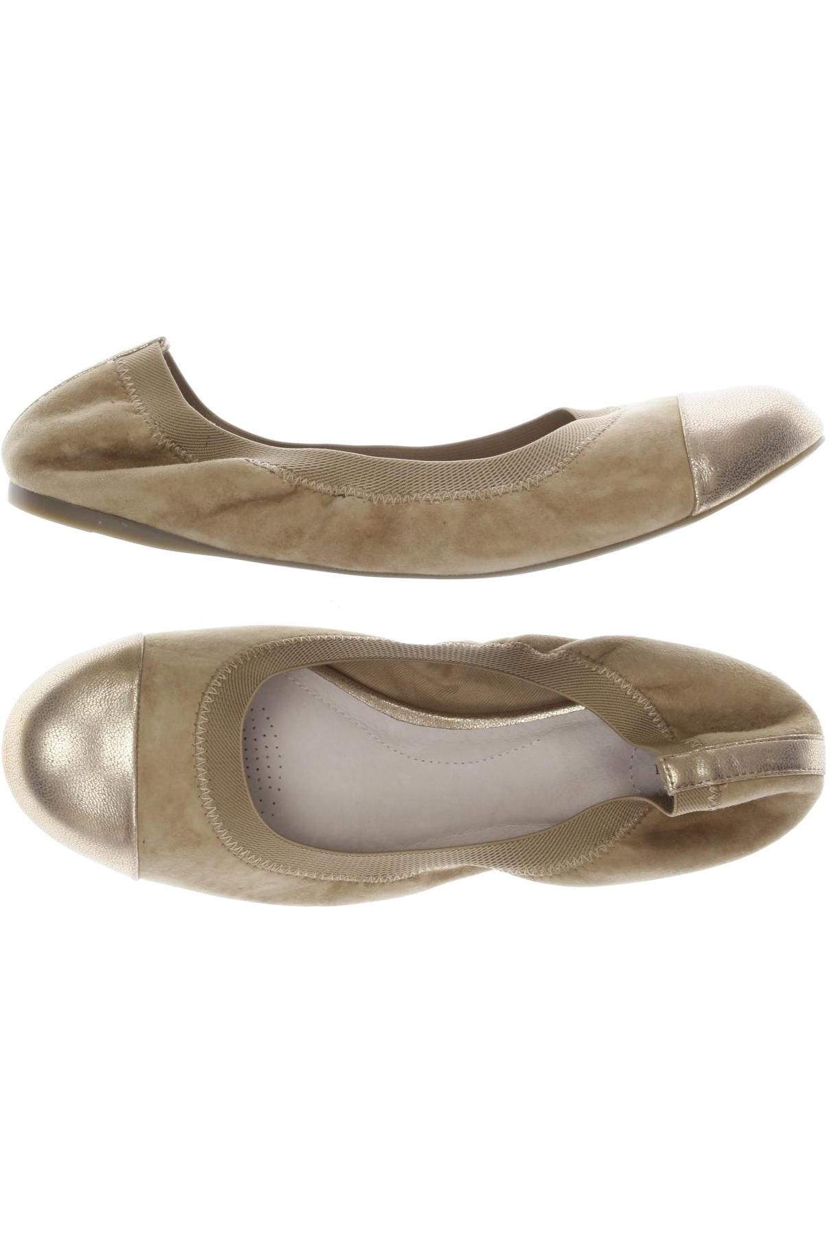 

Lands End Damen Ballerinas, beige, Gr. 41.5