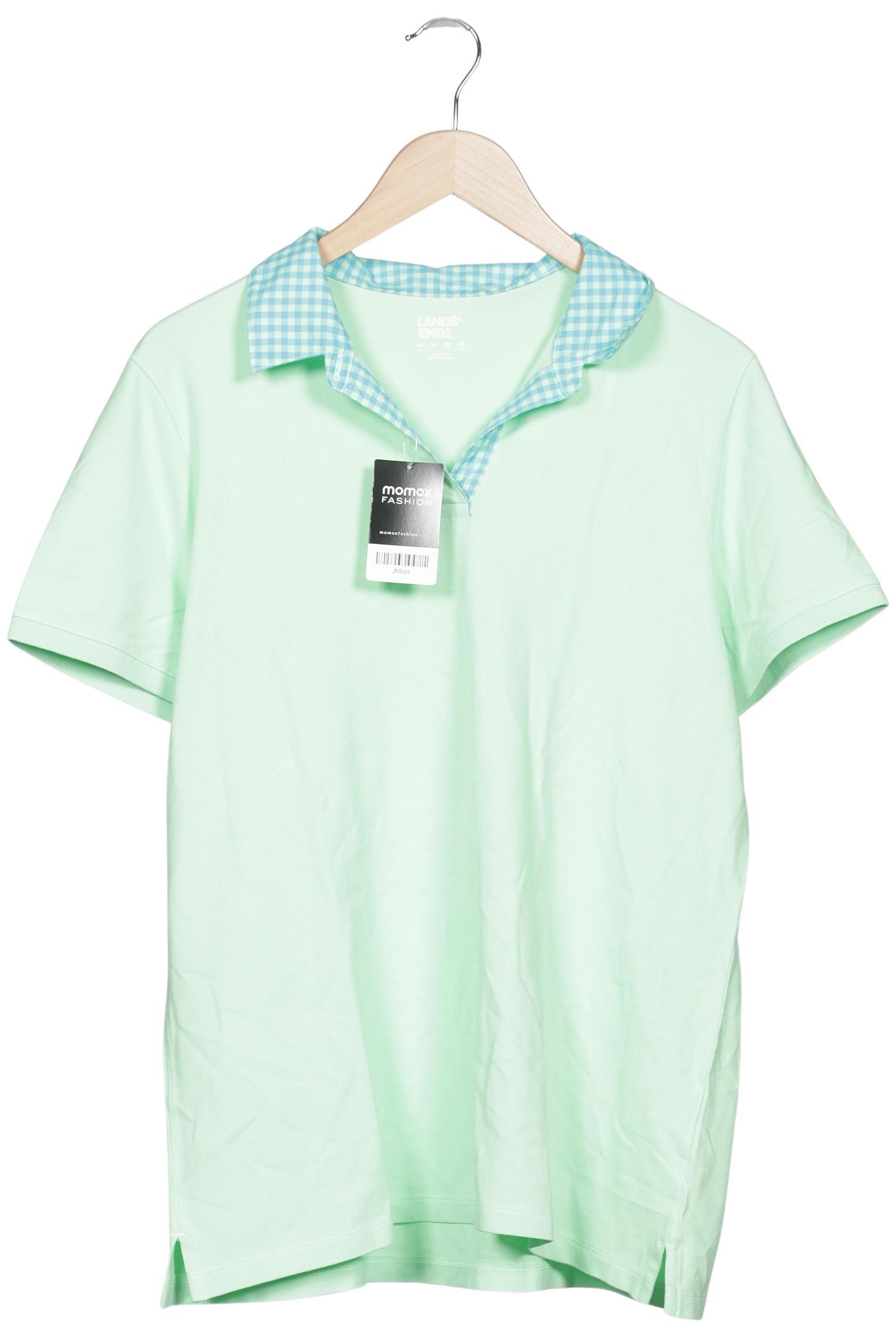 

Lands End Damen Poloshirt, hellgrün, Gr. 44