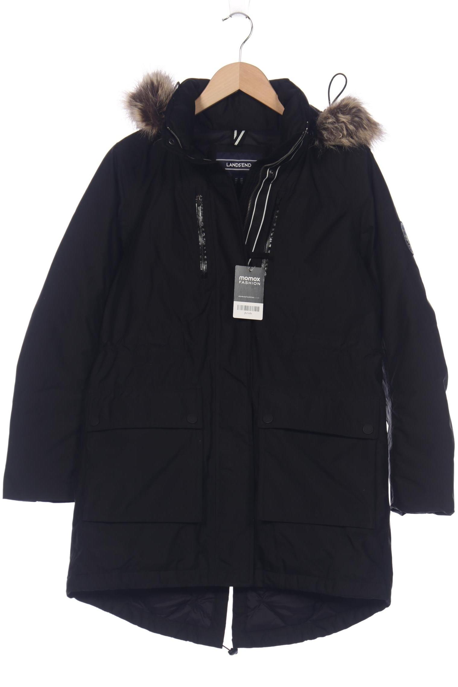 

Lands End Damen Mantel, schwarz, Gr. 34