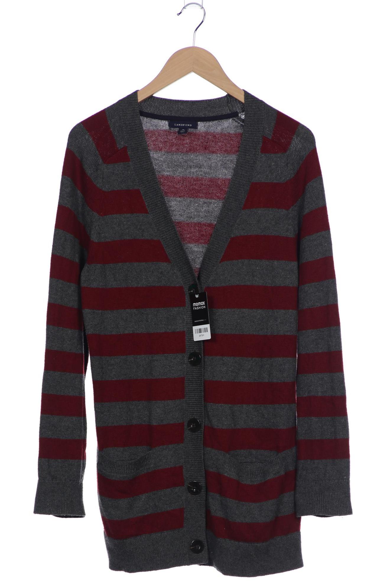

Lands End Damen Strickjacke, grau, Gr. 38