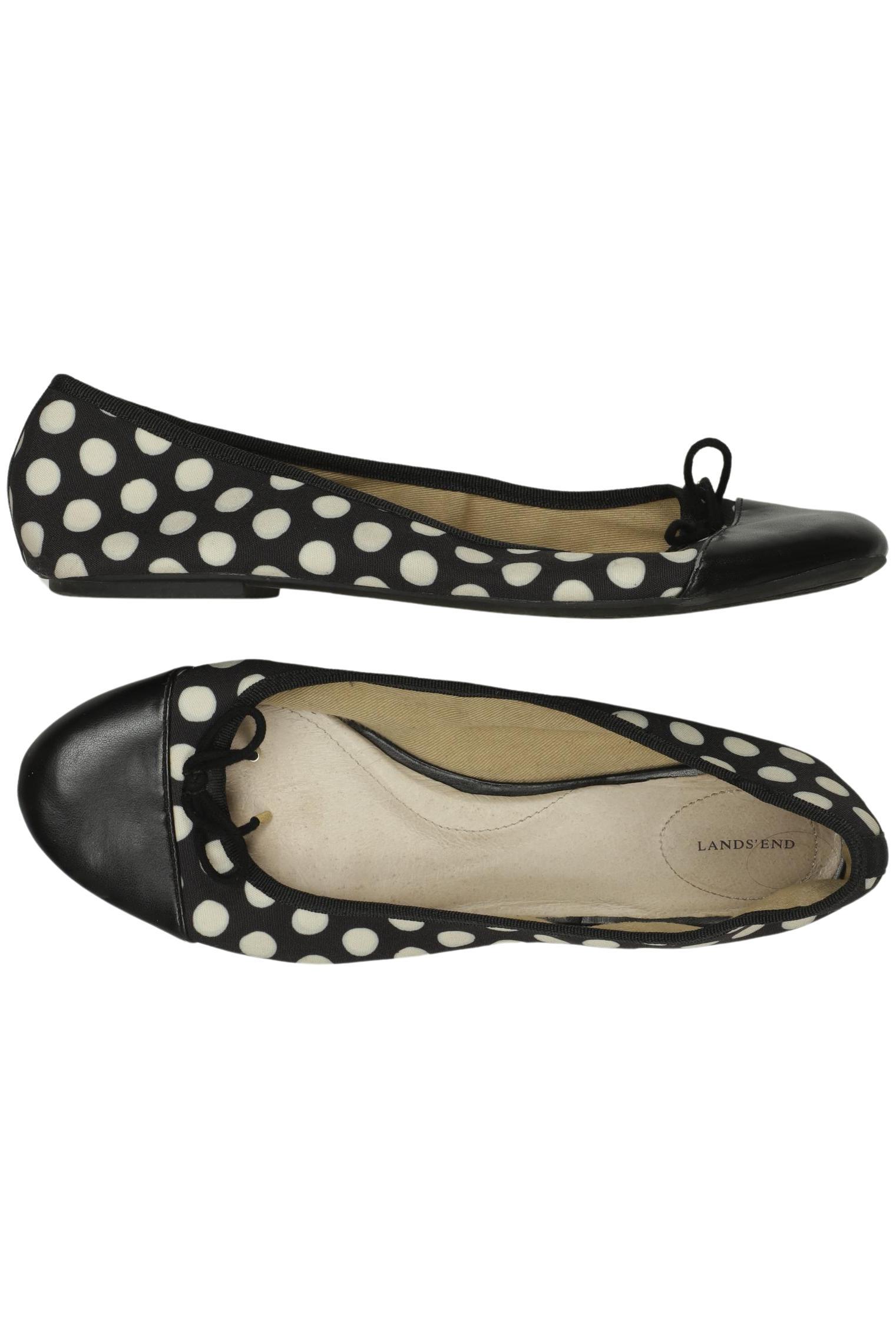 

Lands End Damen Ballerinas, schwarz, Gr. 40