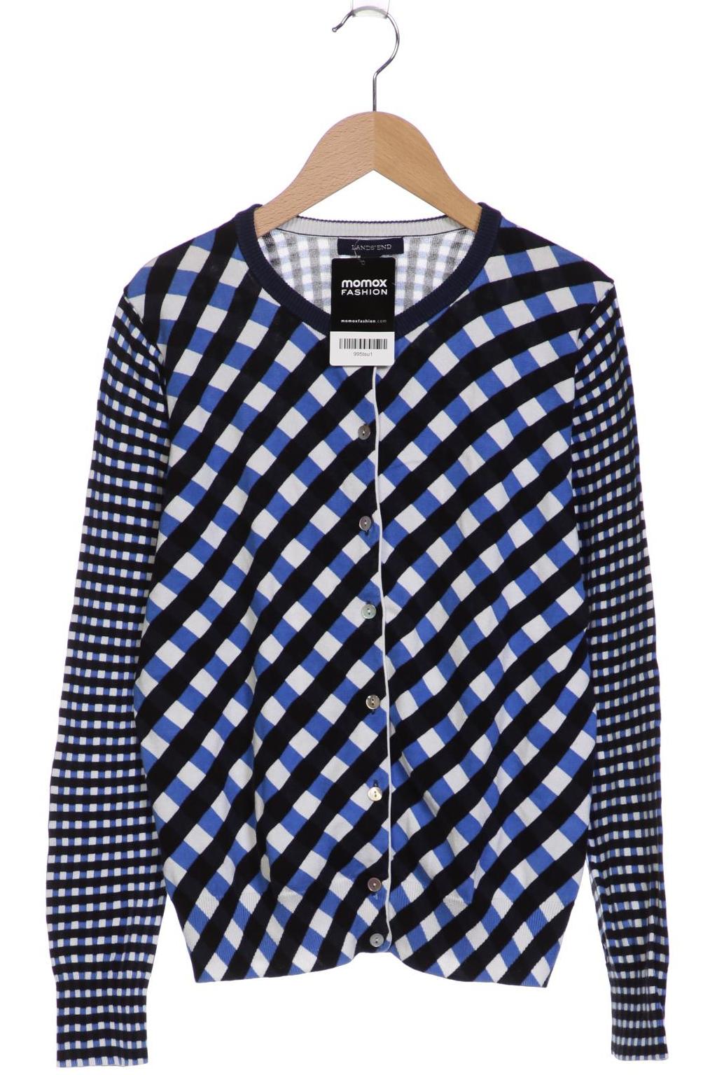 

Lands End Damen Strickjacke, blau, Gr. 36