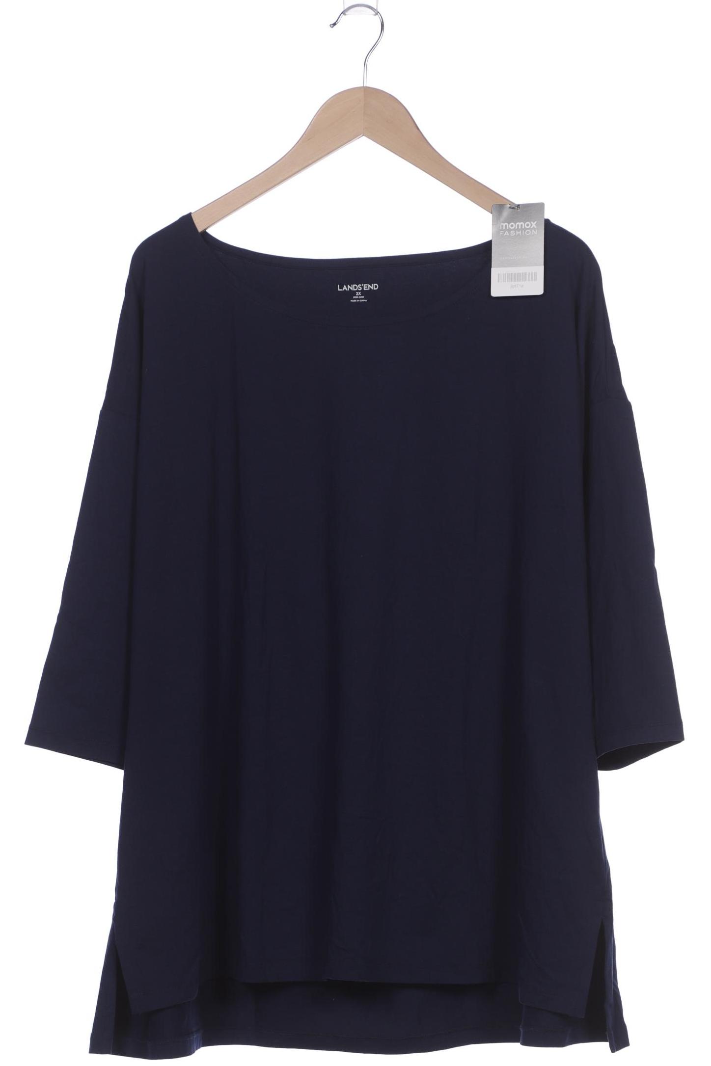 

Lands End Damen Langarmshirt, marineblau, Gr. 48