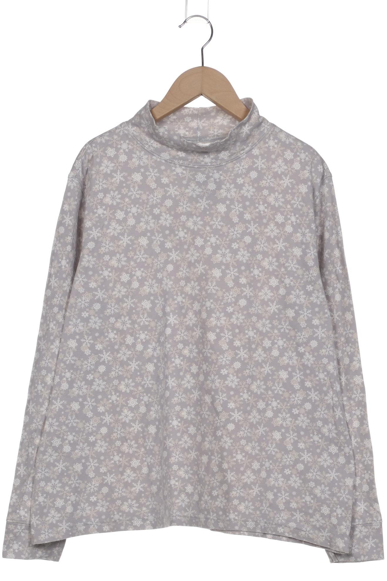 

Lands End Damen Langarmshirt, grau, Gr. 42