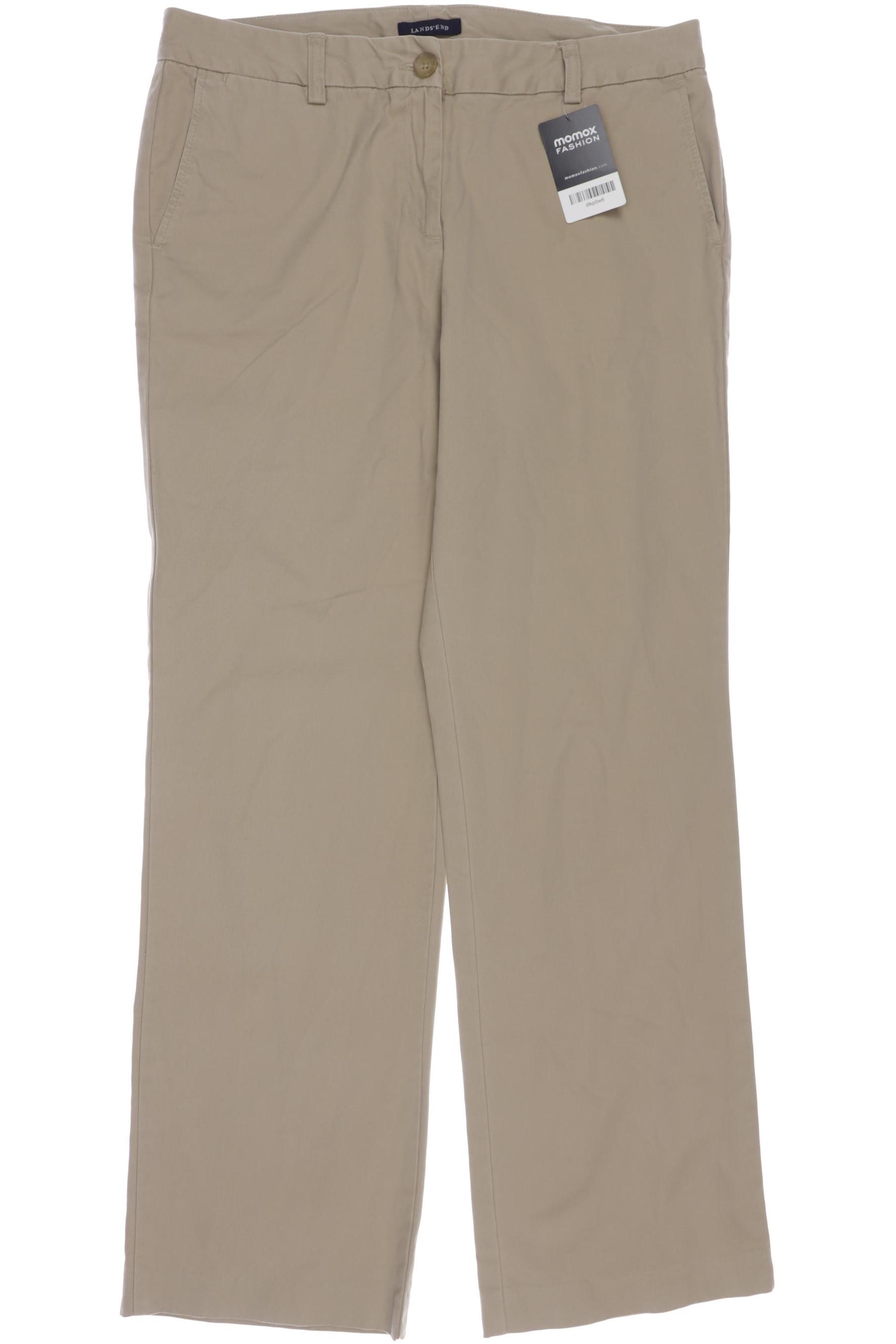 

Lands End Damen Stoffhose, beige, Gr. 42