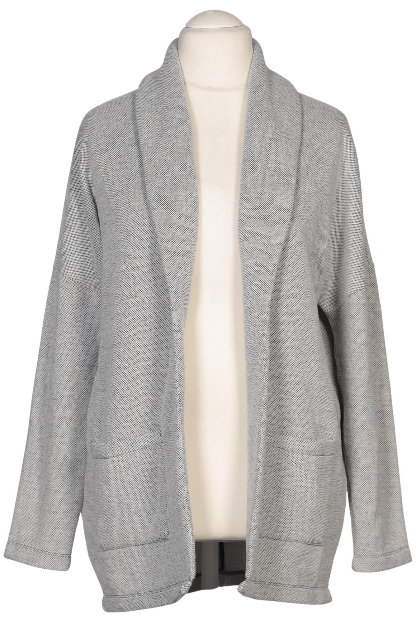 

Lands End Damen Strickjacke, grau, Gr. 38