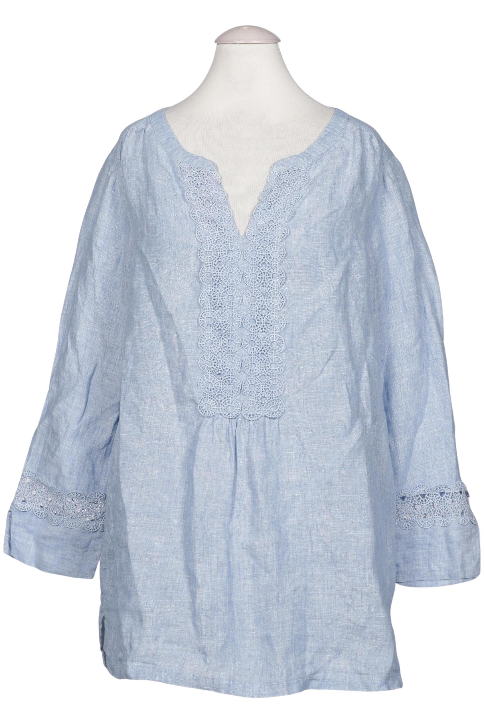 

Lands End Damen Bluse, blau, Gr. 38