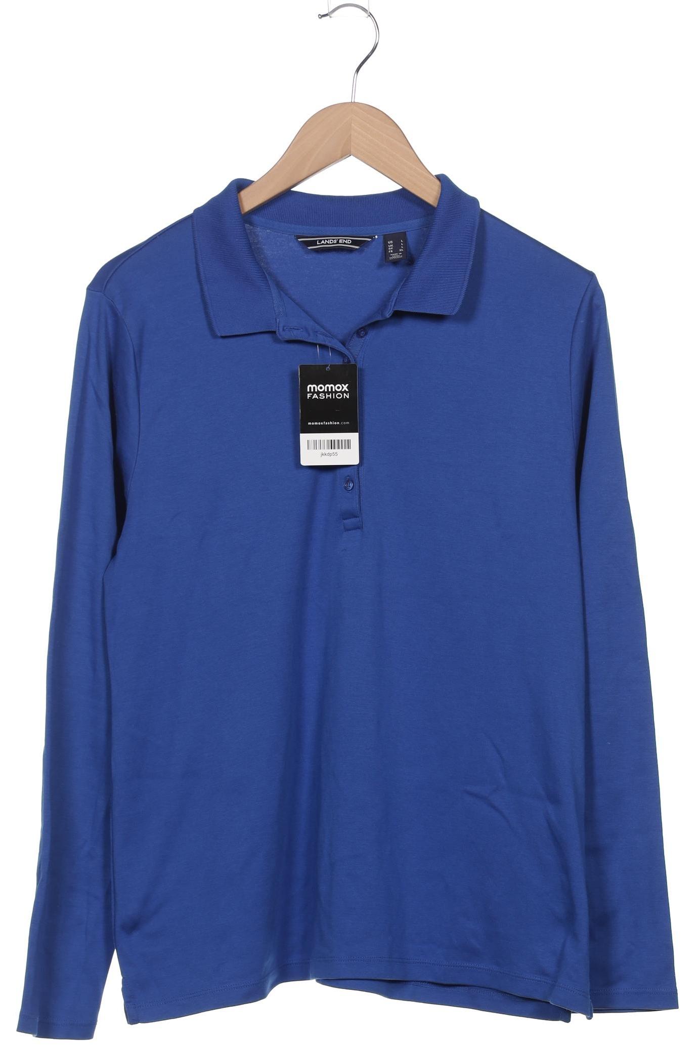 

Lands End Damen Poloshirt, blau, Gr. 42