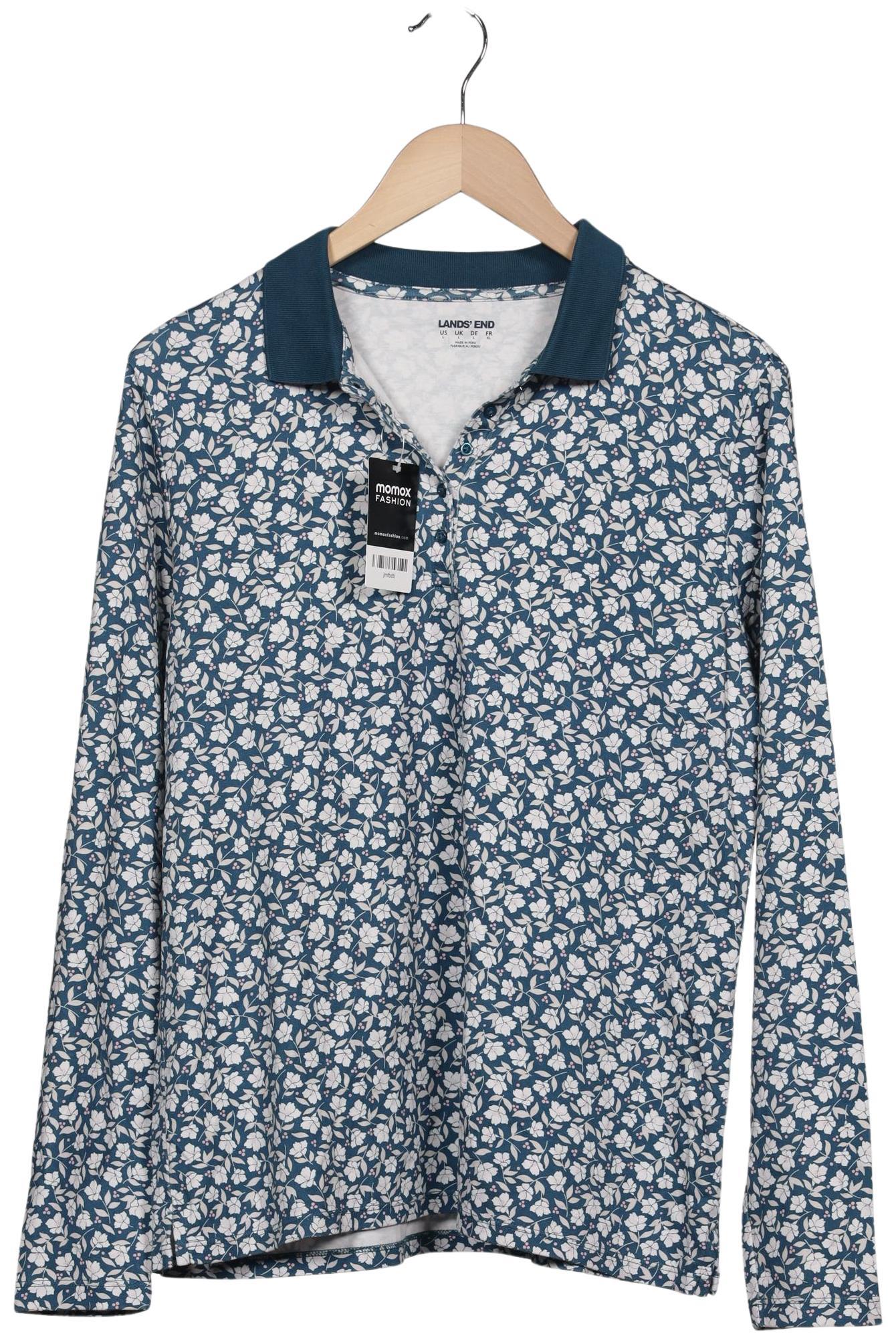 

Lands End Damen Poloshirt, blau, Gr. 42