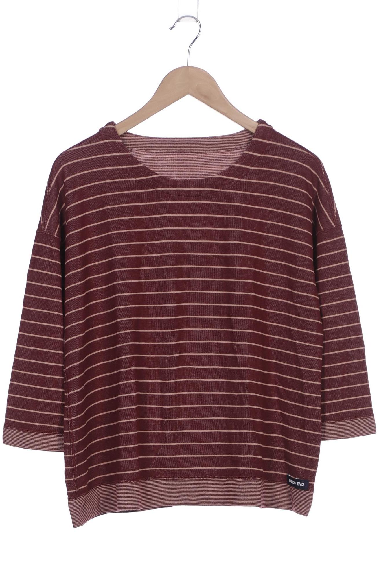 

Lands End Damen Langarmshirt, bordeaux, Gr. 44