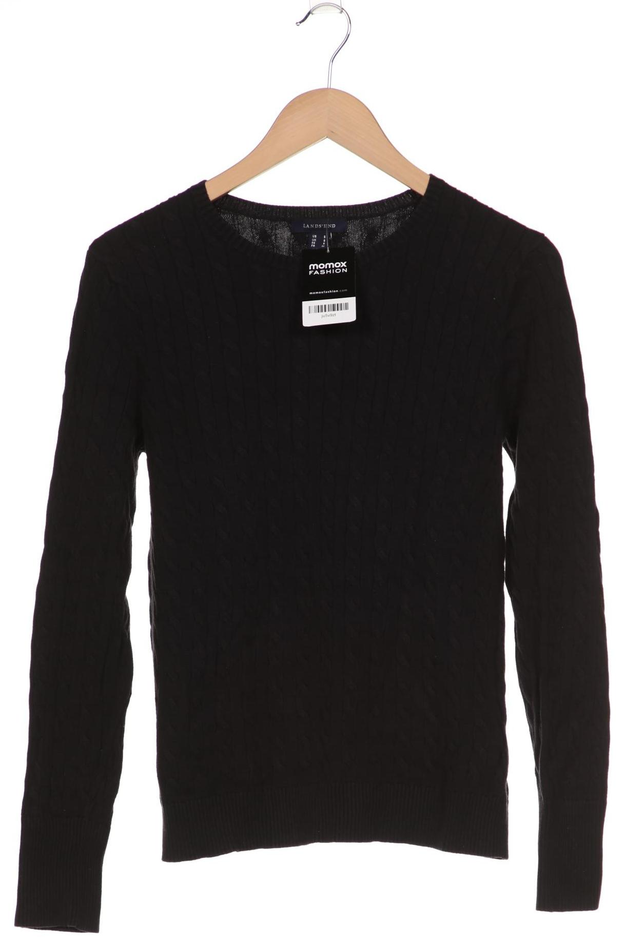 

Lands End Damen Pullover, schwarz