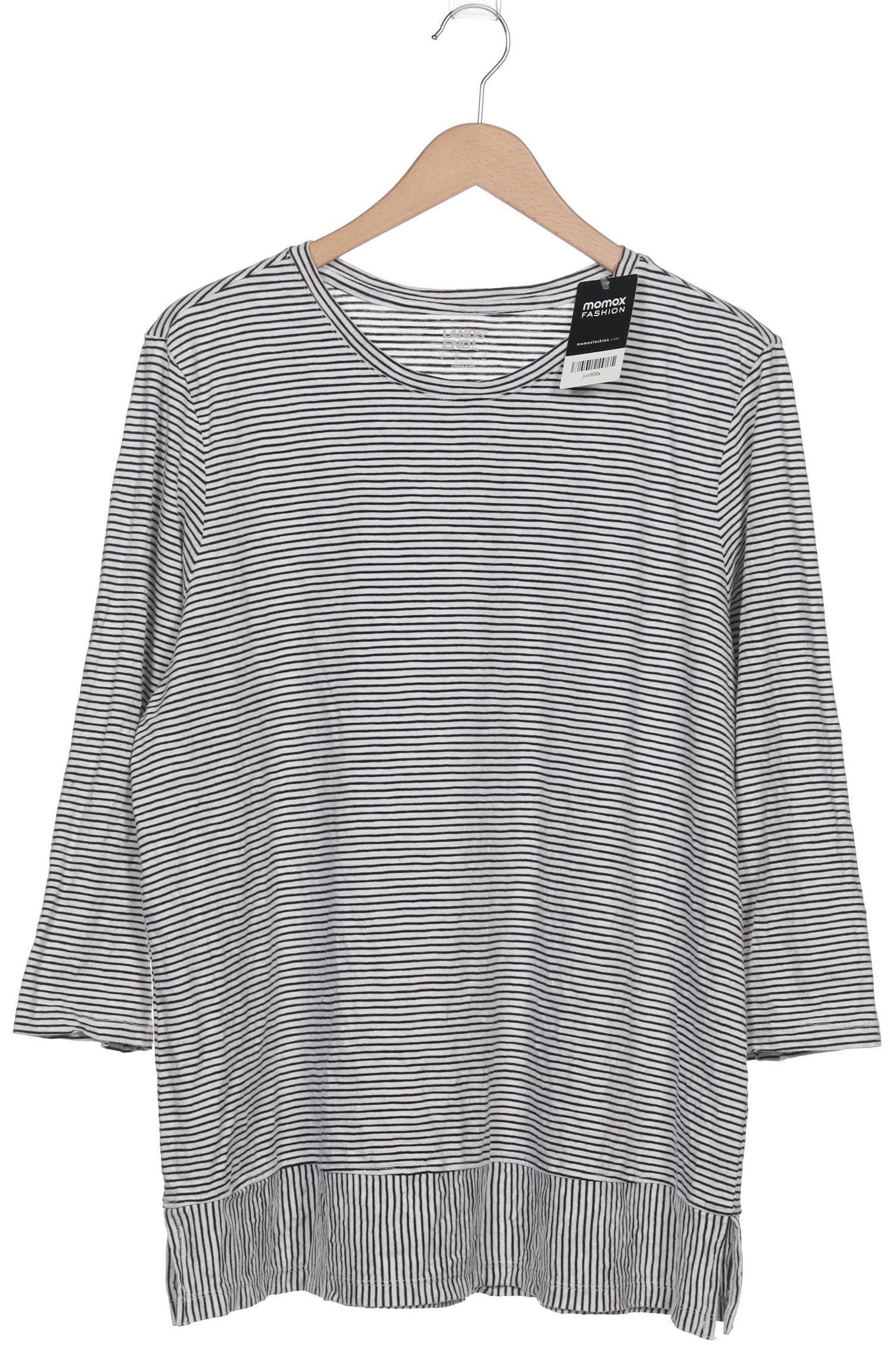 

Lands End Damen Langarmshirt, weiß, Gr. 44