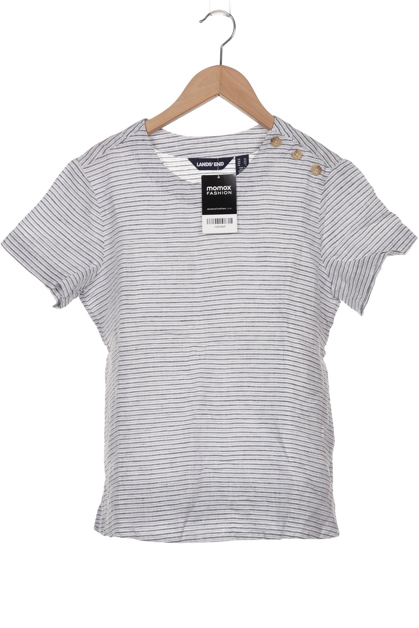 

Lands End Damen T-Shirt, grau, Gr. 34