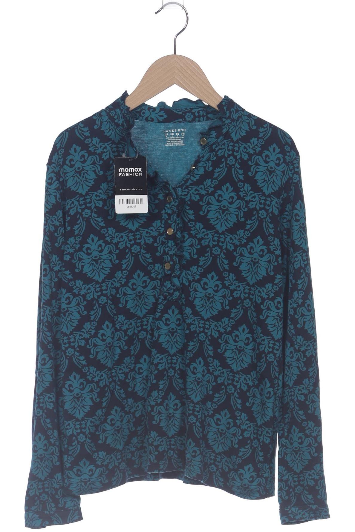 

Lands End Damen Langarmshirt, marineblau, Gr. 36