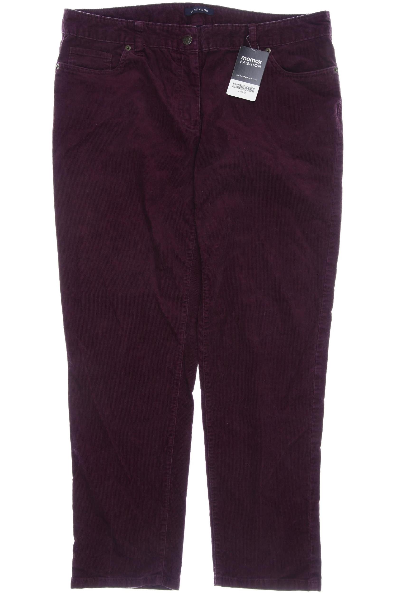 

Lands End Damen Stoffhose, bordeaux, Gr. 42