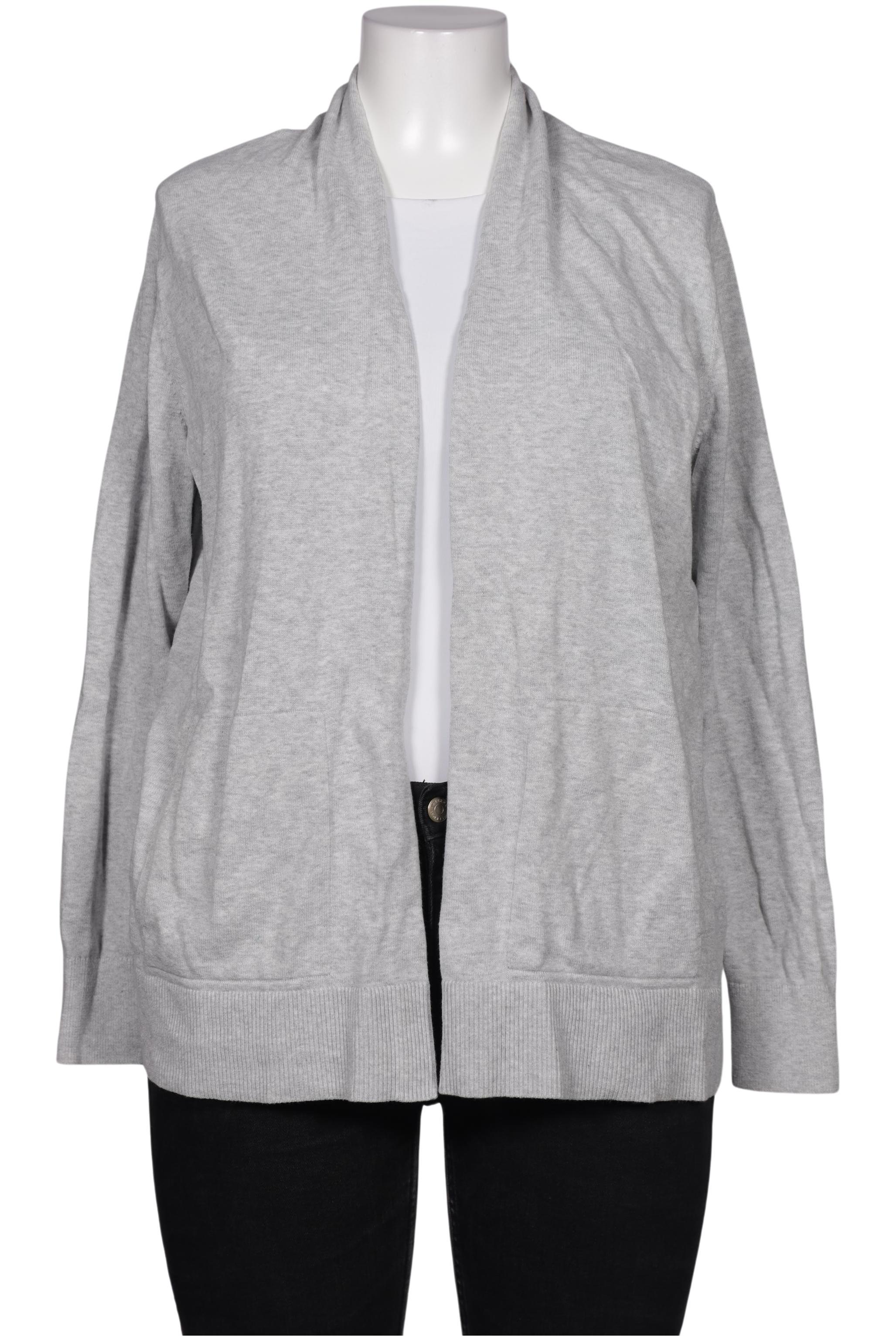 

Lands End Damen Strickjacke, grau, Gr. 42