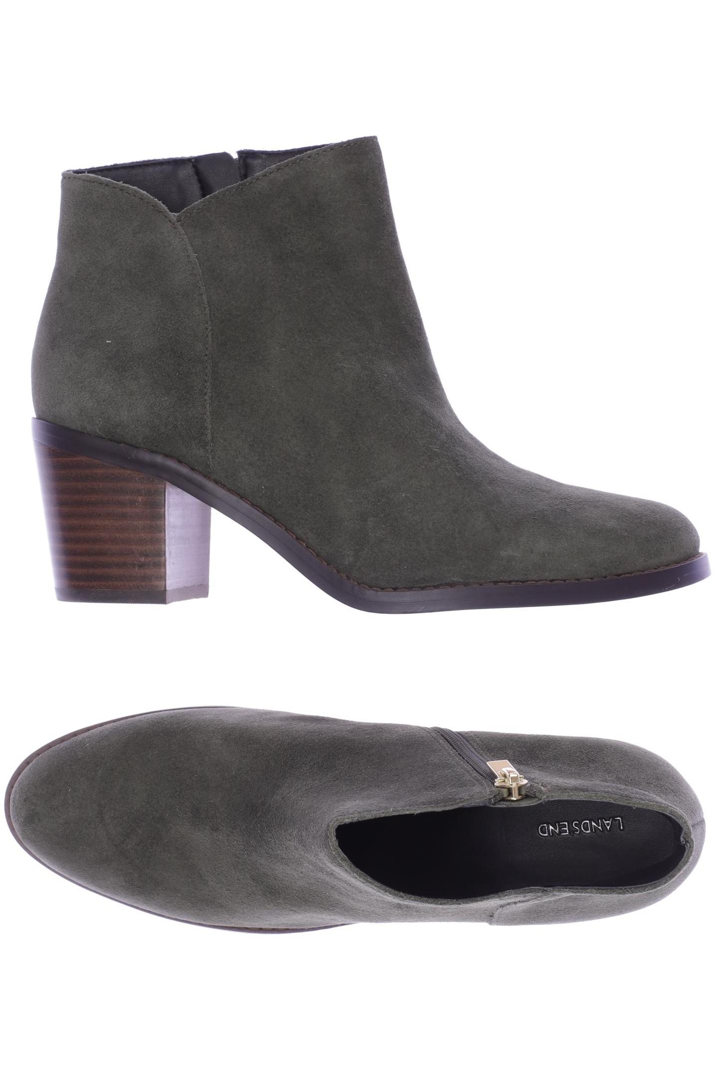 

Lands End Damen Stiefelette, grün, Gr. 39