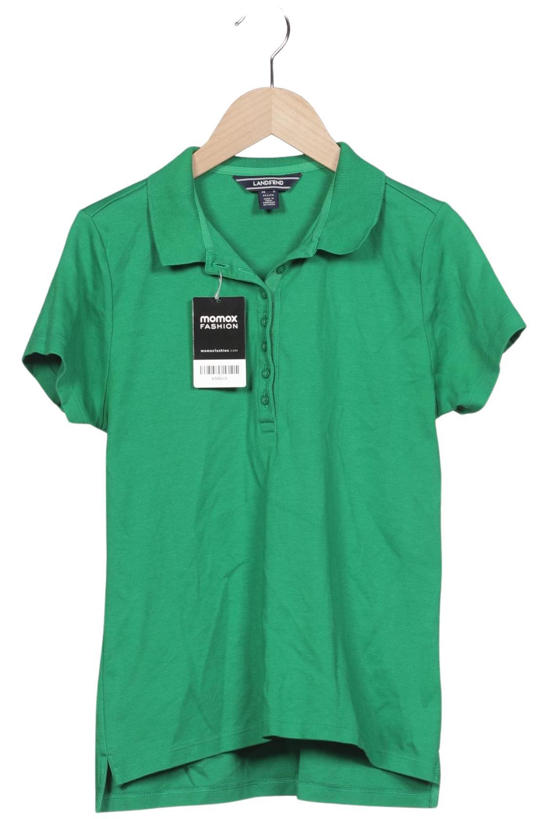 

Lands End Damen Poloshirt, grün, Gr. 34