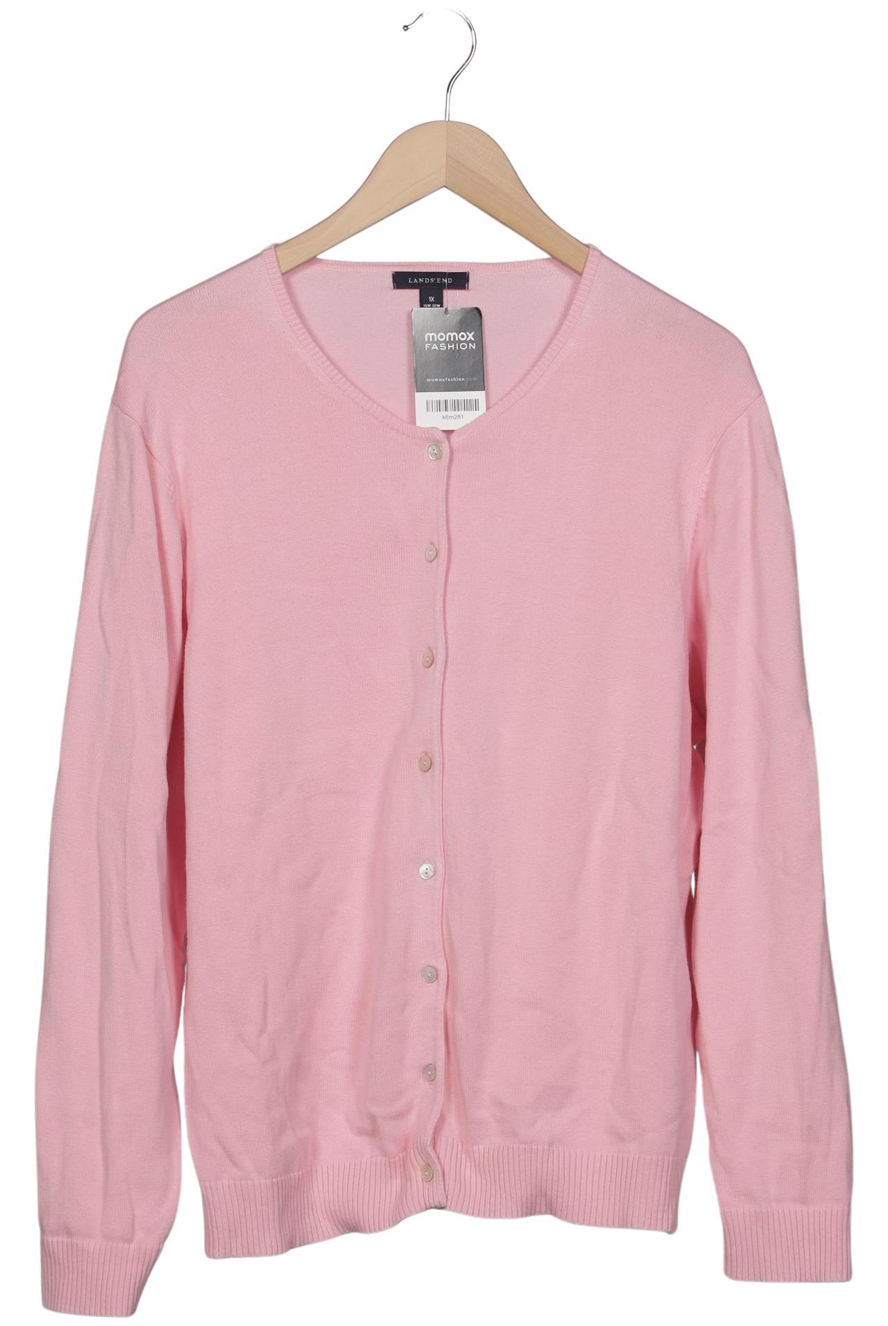 

Lands End Damen Strickjacke, pink, Gr. 44