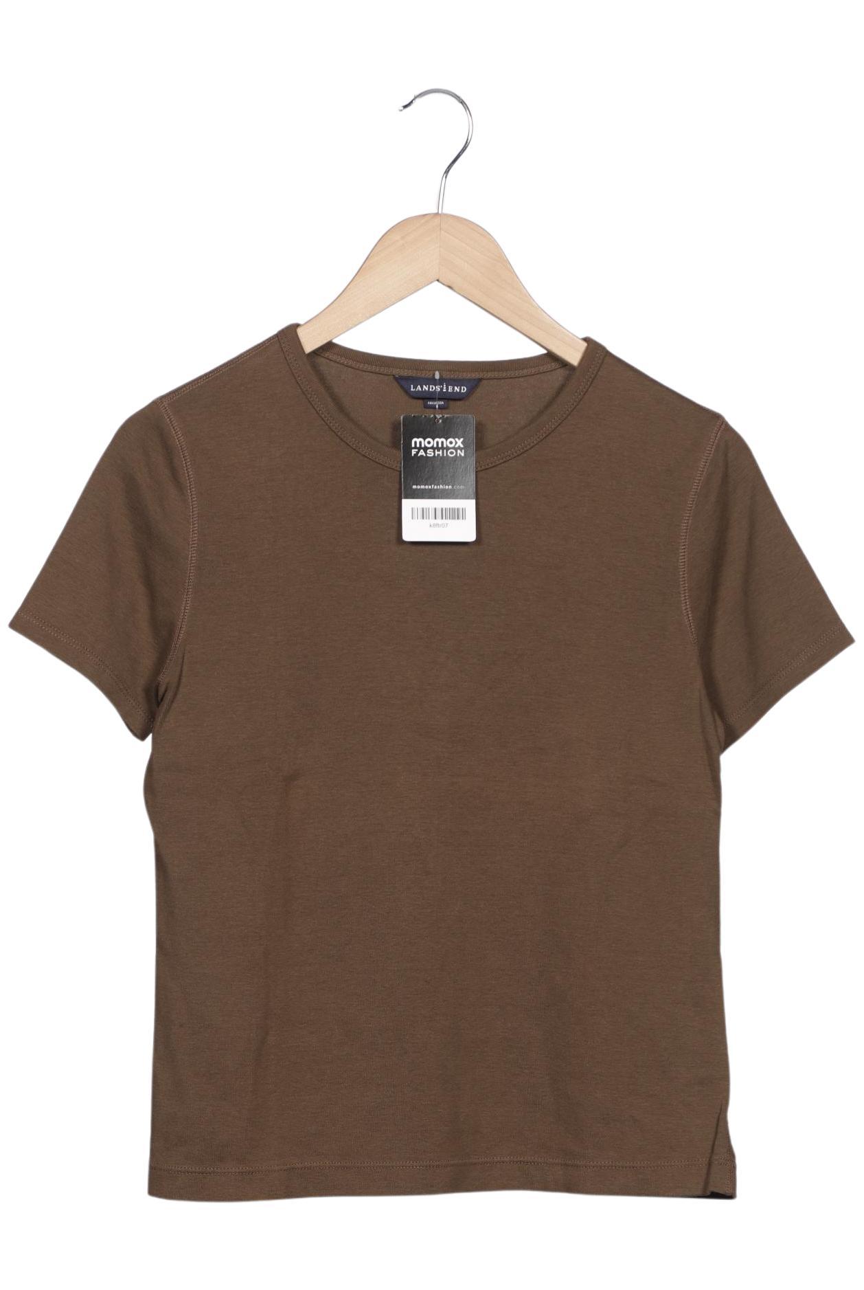 

Lands End Damen T-Shirt, braun, Gr. 36