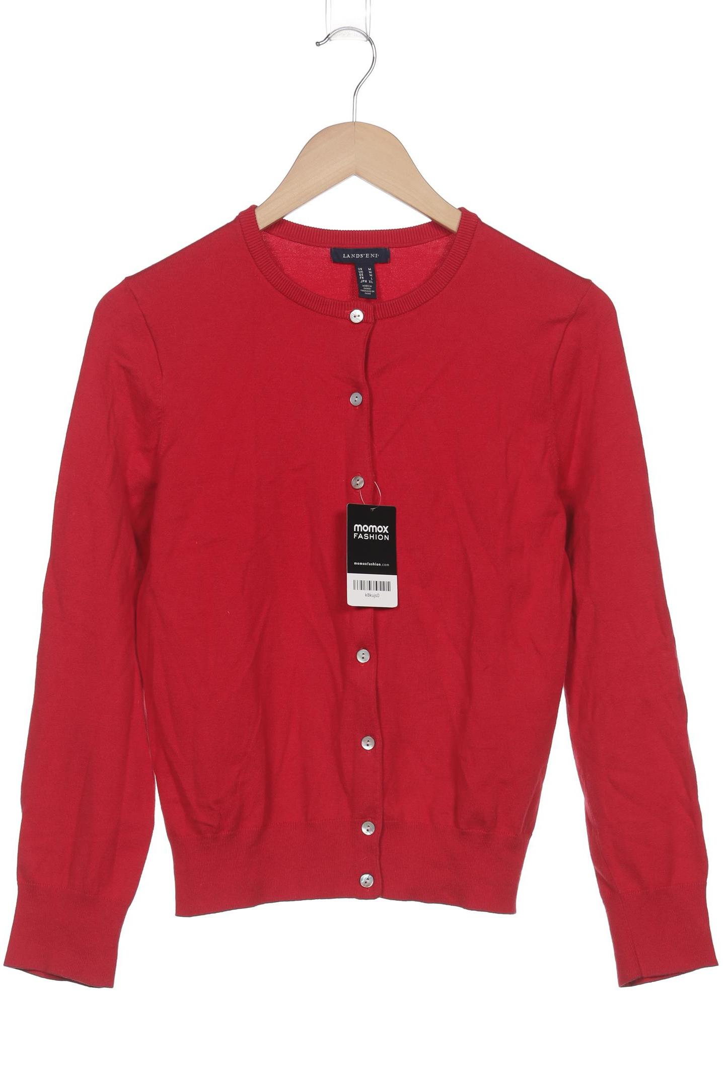 

Lands End Damen Strickjacke, rot, Gr. 38