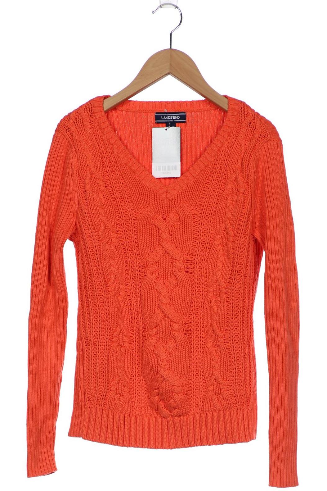 

Lands´End Damen Pullover, orange