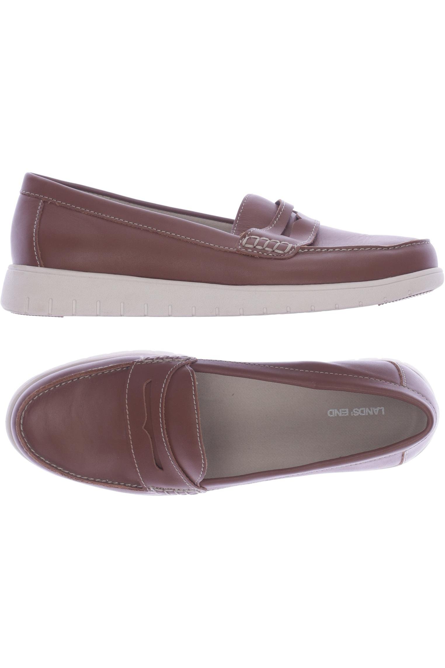 

Lands End Damen Halbschuh, braun