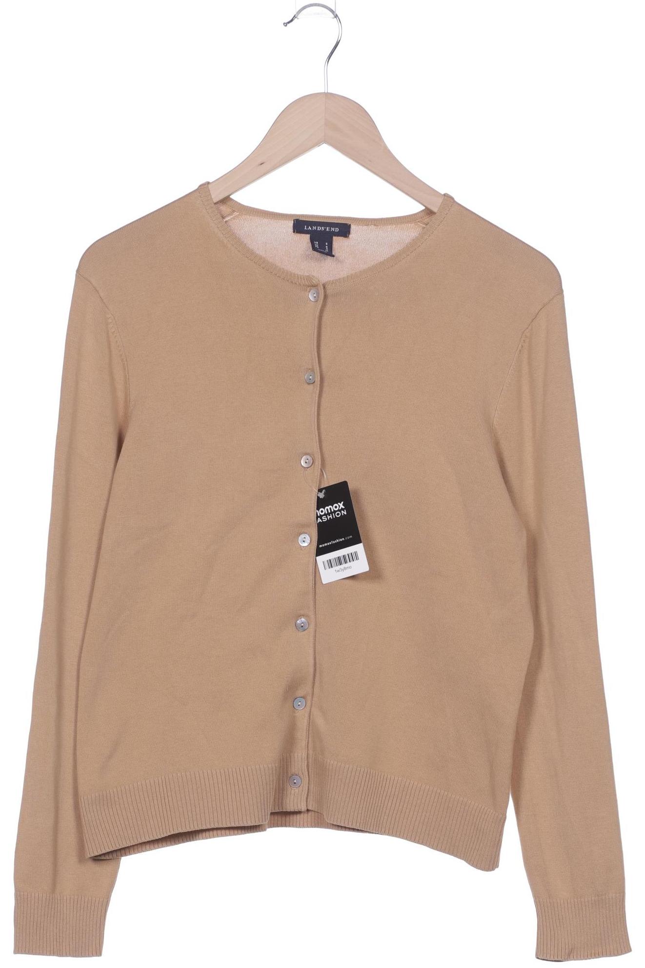 

Lands End Damen Strickjacke, braun, Gr. 36