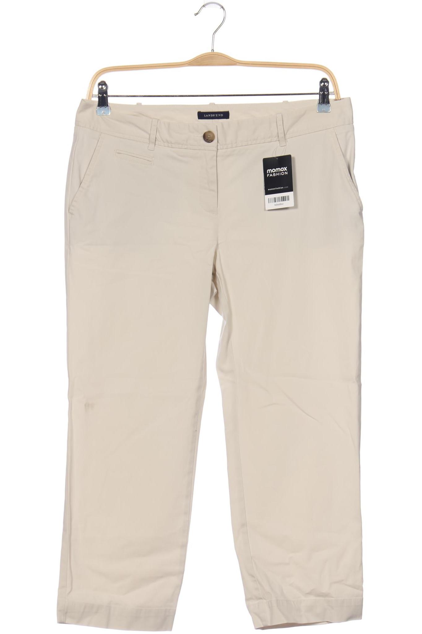 

Lands´End Damen Stoffhose, cremeweiß