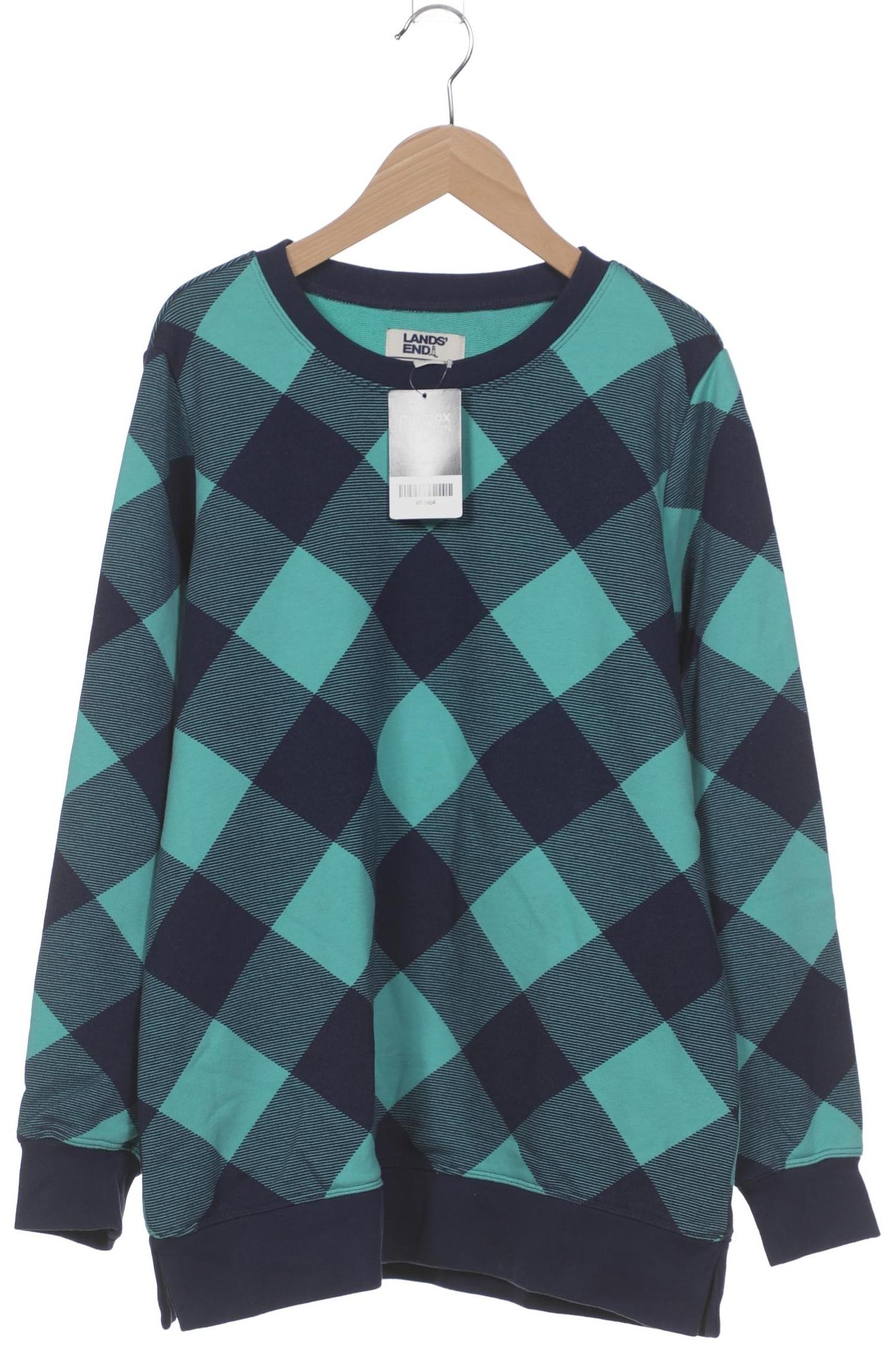 

Lands End Damen Sweatshirt, türkis, Gr. 36
